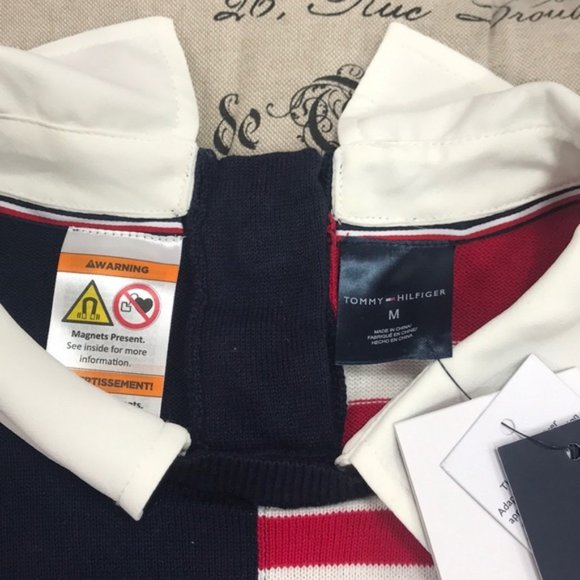 Tommy Hilfiger Stripe Twofer Sweater - Picture 5 of 7